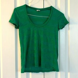 Splendid, striped green T-shirt, medium